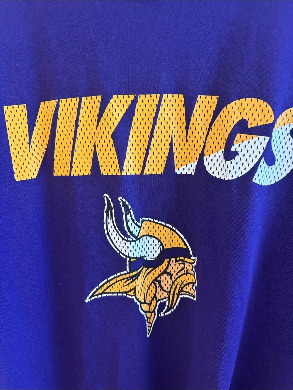 Nike Dri Fit Purple Minnesota Vikings Long Sleeve Tee with Logo